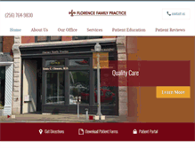 Tablet Screenshot of florencefamilypractice.com